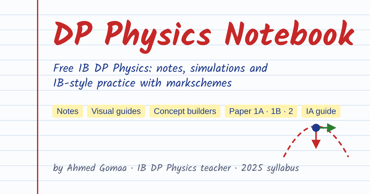 D.1 Gravitational Fields Notes · DP Physics Notebook